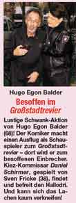 Foto von Hugo Egon Balder und Sven Fricke