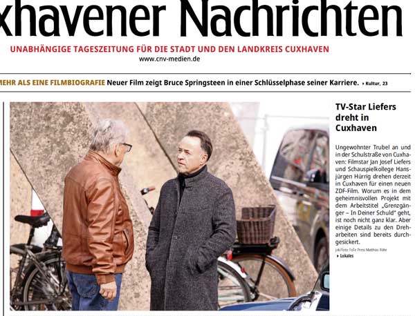 Text und Fotos anlässlich der Dreharbeiten für Grenzgänger in Cuxhaven